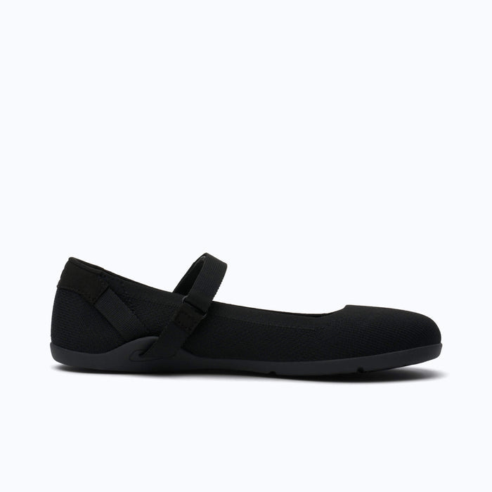Xero Shoes Cassie Knit Women Shoe in Black With Toe Facing Right