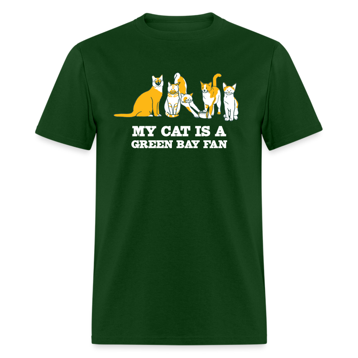 Cat is a GB Fan Classic T-Shirt - forest green