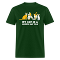 Cat is a GB Fan Classic T-Shirt - forest green