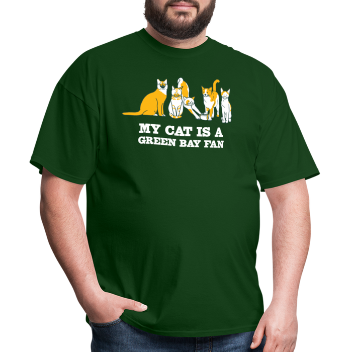 Cat is a GB Fan Classic T-Shirt - forest green