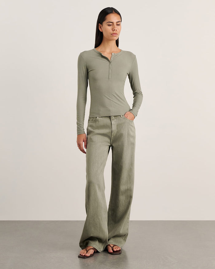 JAG celina henley top sage