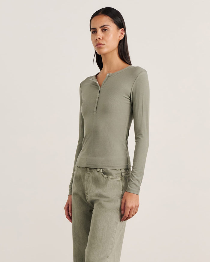 JAG celina henley top sage