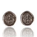 Chalice Shield Sterling Silver Cufflinks