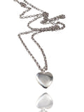 Chunky Medium Sterling Heart Necklace