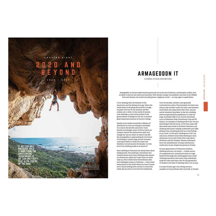 Gerry Narkowicz Climbing Wild - A History of Rock Climbing in Tasmania Books and Media - Climbing Guides  Mountain Equipment