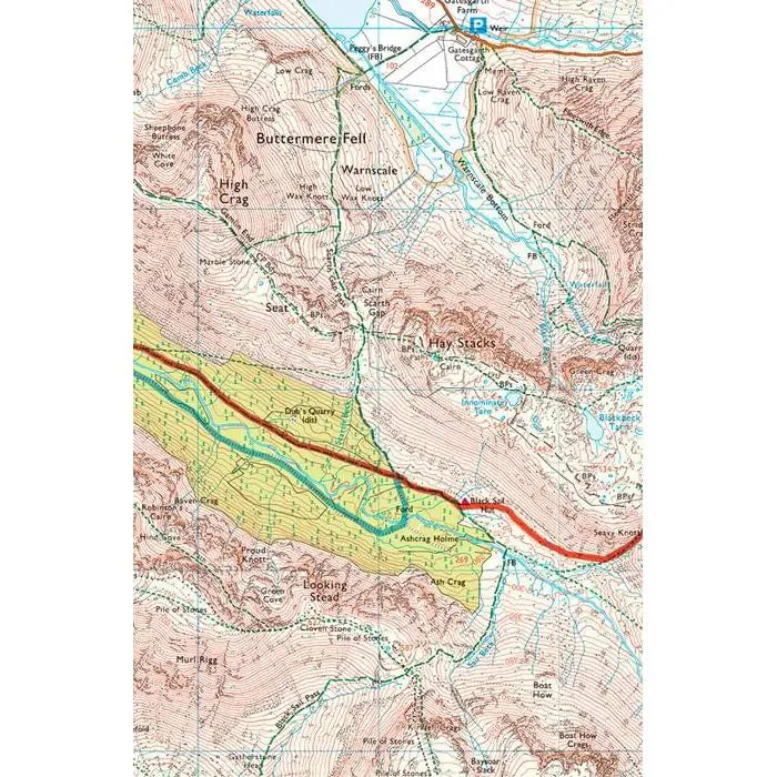 Cicerone Coast to Coast  Walk Topo Route Map Booklet