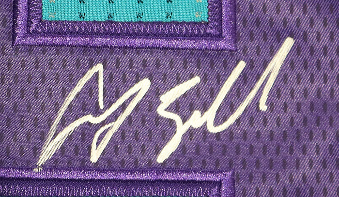 Cody Zeller Charlotte Hornets Signed Autographed Teal #40 Jersey JSA COA