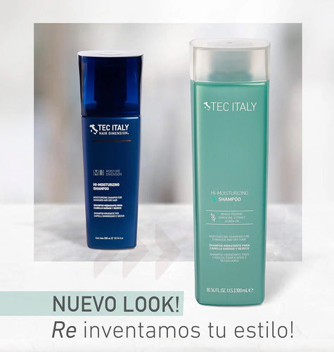 Combo Shampoo Tec Italy Hi Moisturizing Y Mascara Hidratante