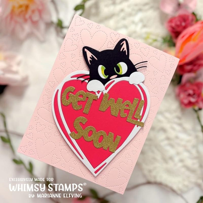 Peeking Kitty Die Set - Whimsy Stamps