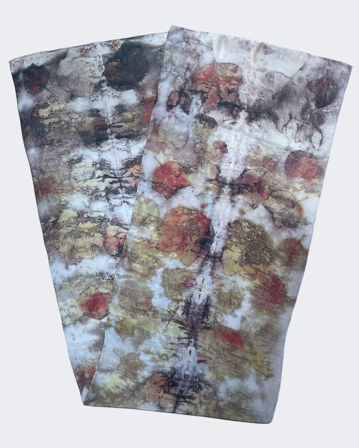 Copper Rust Silk Scarf