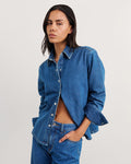JAG cora denim shirt bluewash
