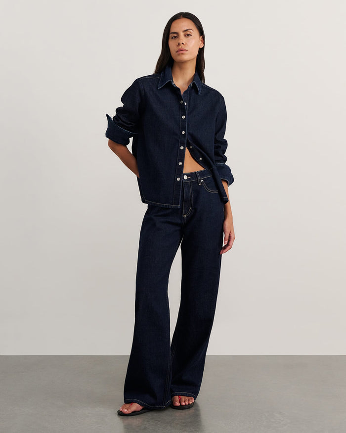 JAG cora denim shirt rawwash