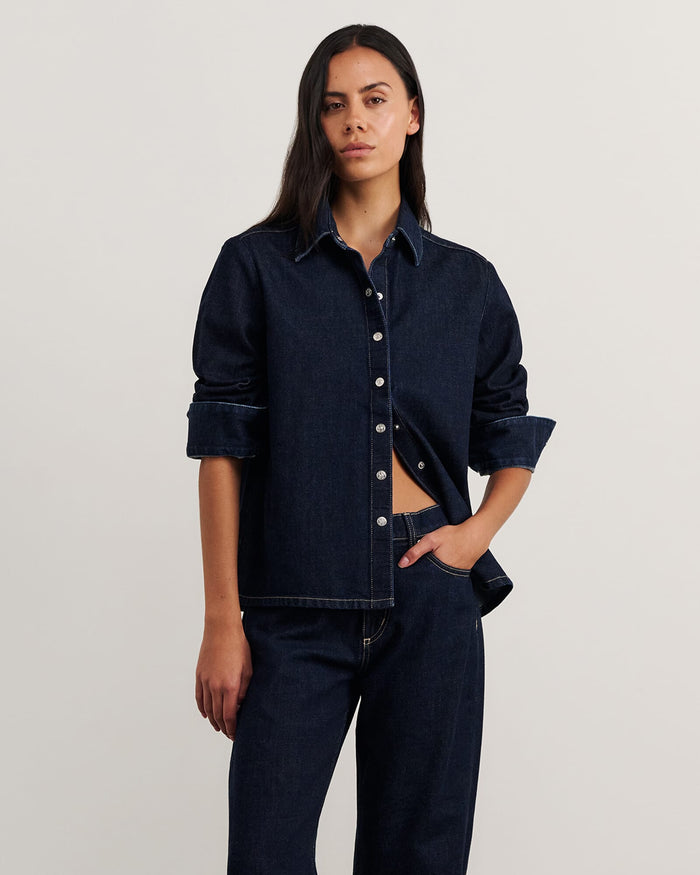 JAG cora denim shirt rawwash