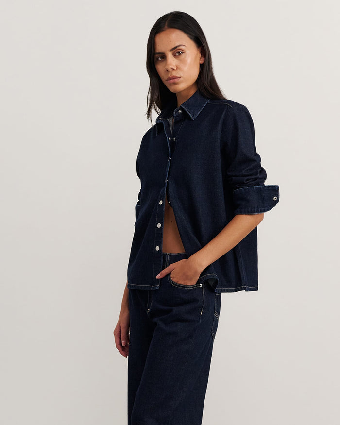 JAG cora denim shirt rawwash