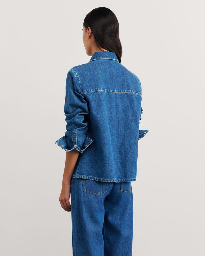 JAG cora denim shirt bluewash