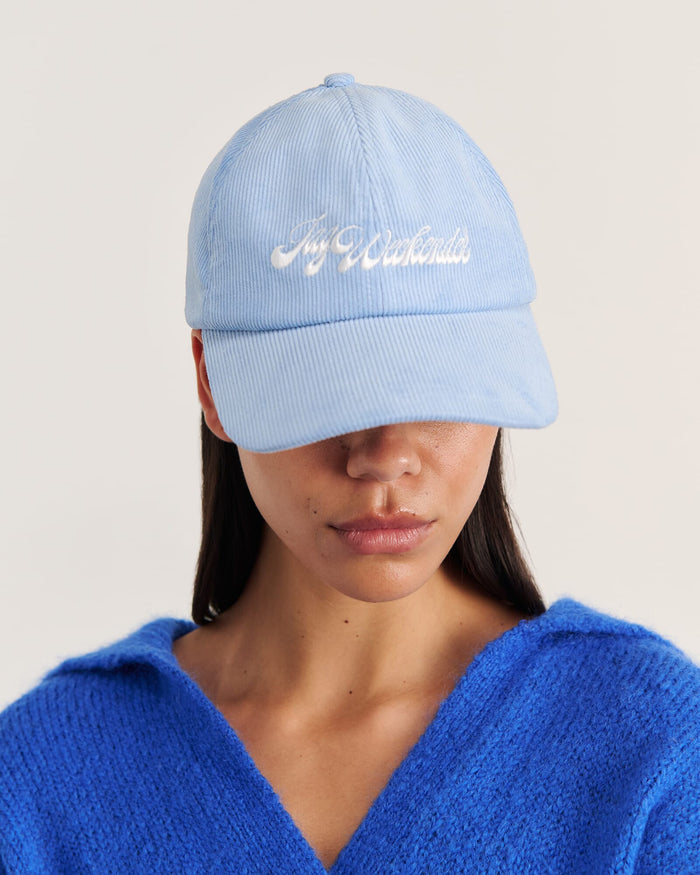 JAG cord cap paleblue