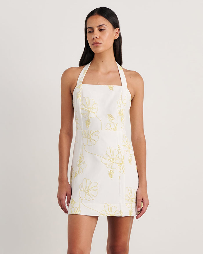 JAG cornelia mini dress citrus