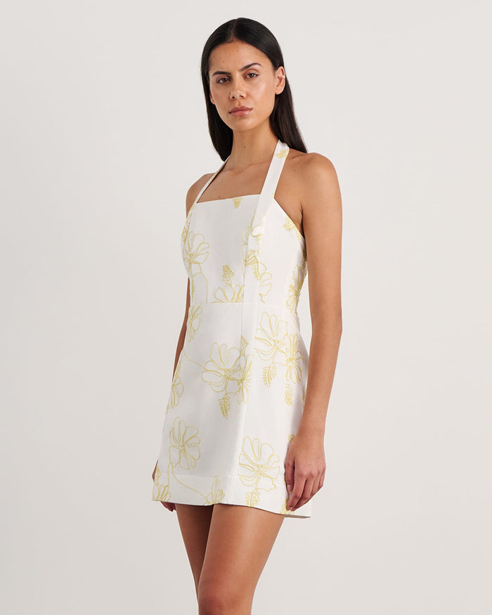 JAG cornelia mini dress citrus