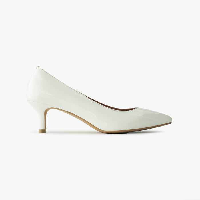 Court Heels | White