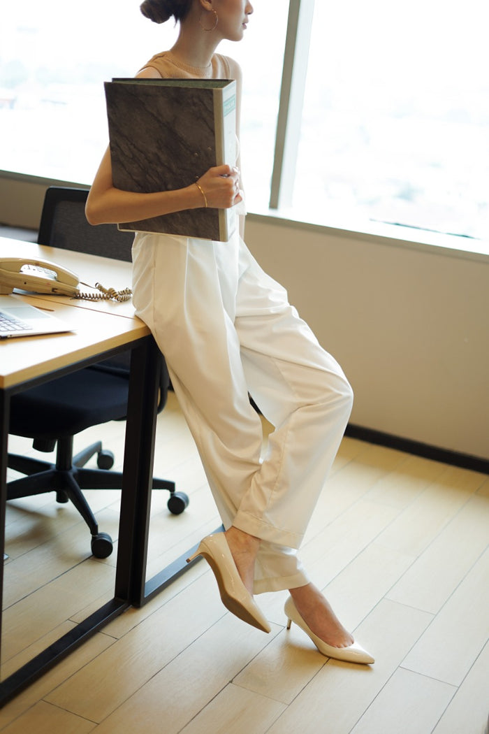Court Heels | White