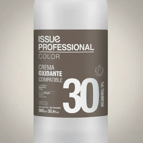 Crema Oxidante Issue Professional De 30 Volúmenes Para Cabello 900 Ml Sin Tono