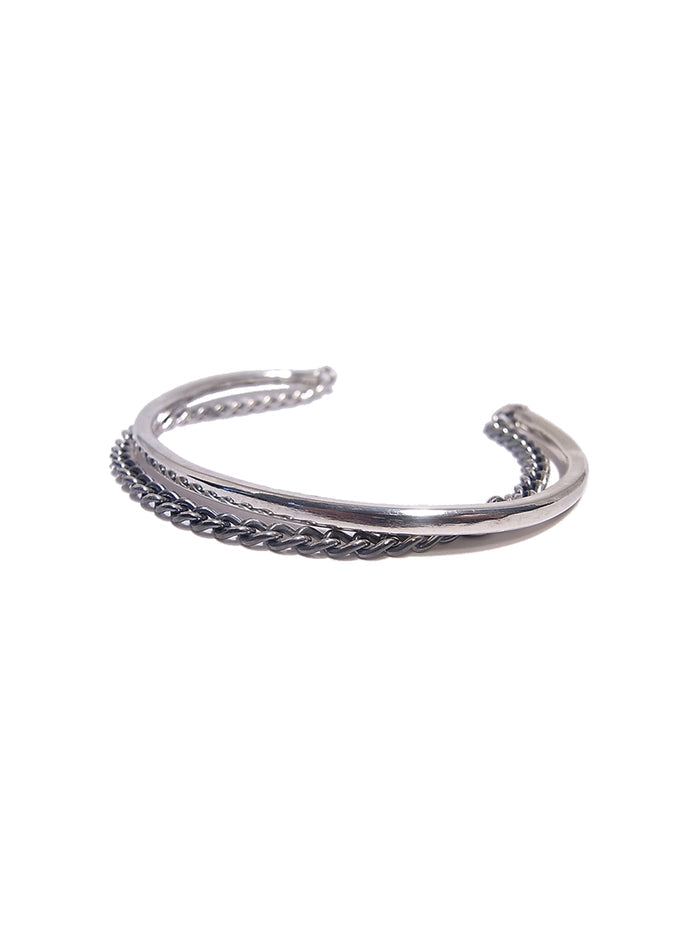 cuff with chain bracelets-plain