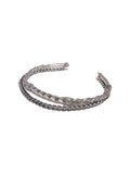 cuff with chain bracelets-TWISTED