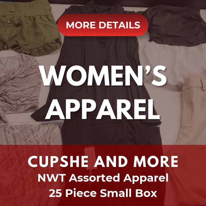 CUPSHE AND MORE | Assorted Women's Apparel | NWT | 25 Pieces | Small Box #SMA-614
