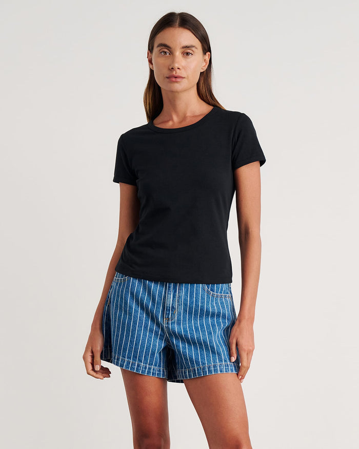 JAG dakotah baby tee black
