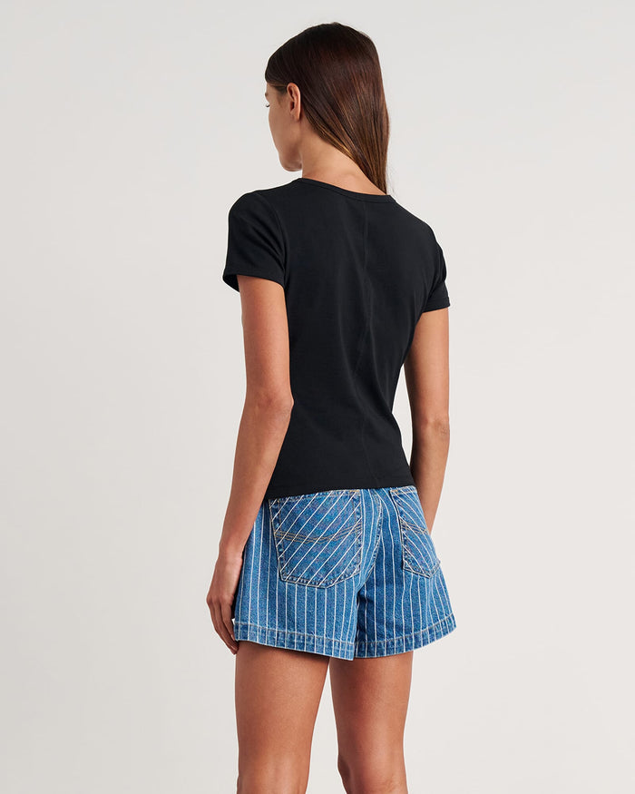 JAG dakotah baby tee black
