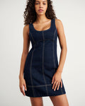 JAG daphne denim mini dress rawwash