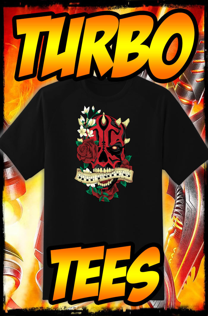 DARTH MAUL - SITH HAPPENS TATTOO - NEW POP TURBO TEE!