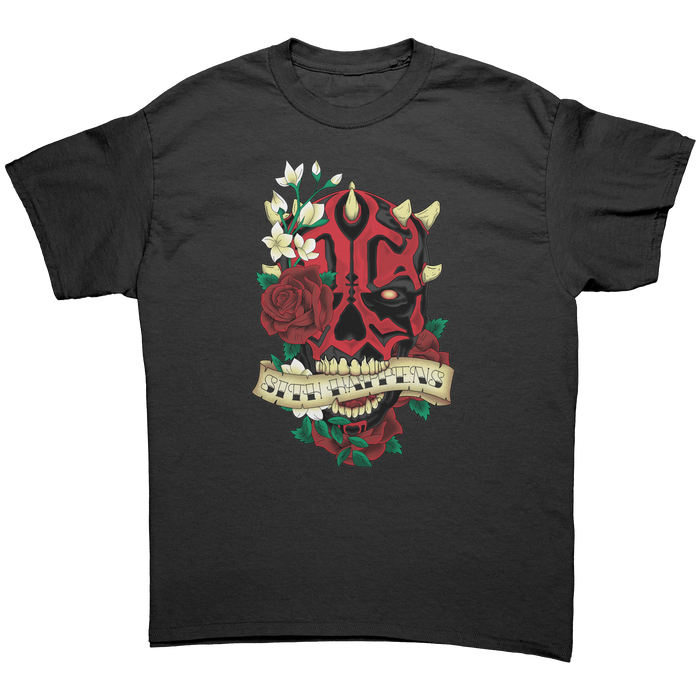 DARTH MAUL - SITH HAPPENS TATTOO - NEW POP TURBO TEE!