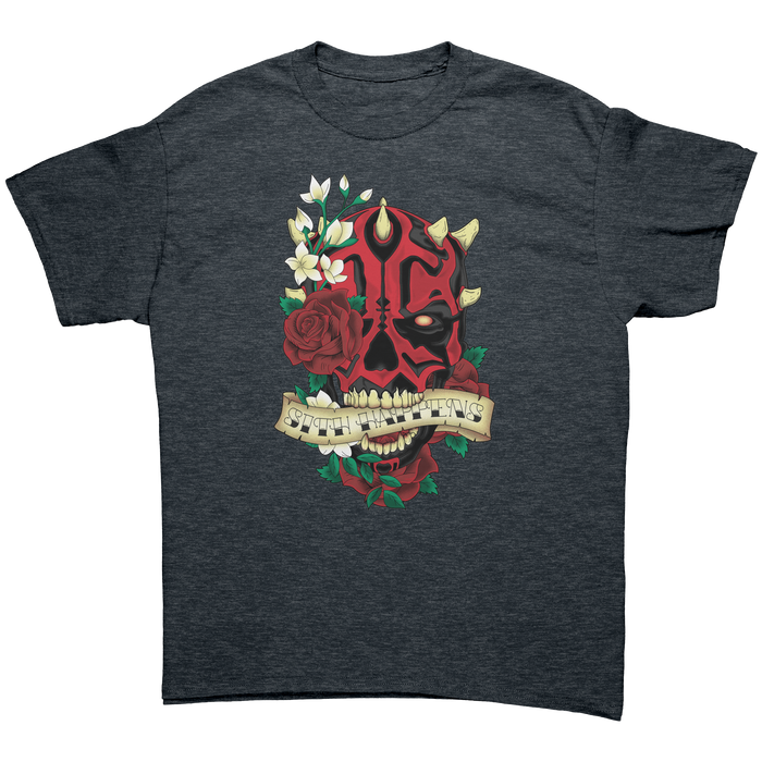 DARTH MAUL - SITH HAPPENS TATTOO - NEW POP TURBO TEE!