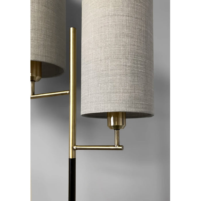 Davis Floor Lamp: Product Finish and Lamp Shade View