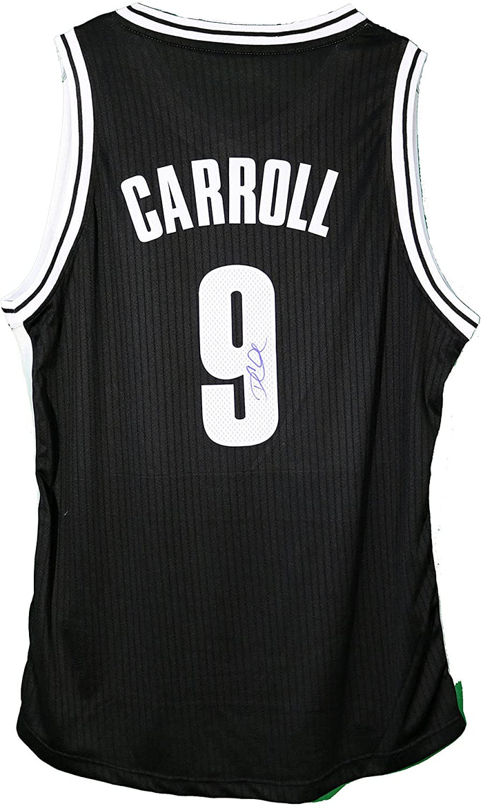 Demarre Carroll Brooklyn Nets Signed Autographed Black #9 Jersey JSA COA