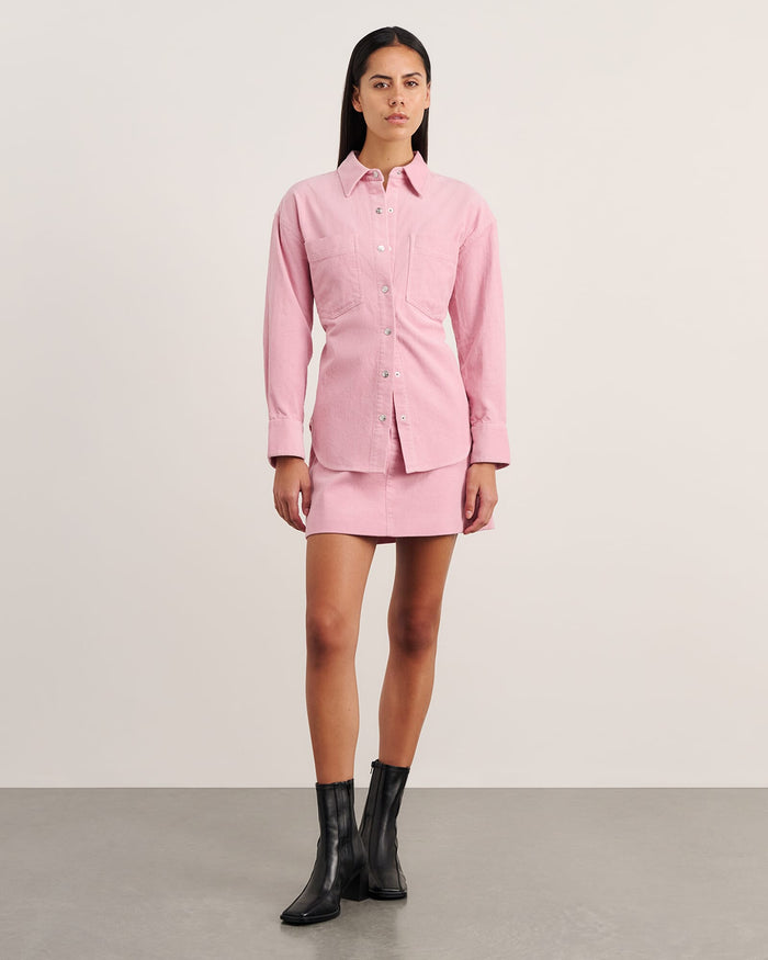 JAG demi cord shirt pinkfrost
