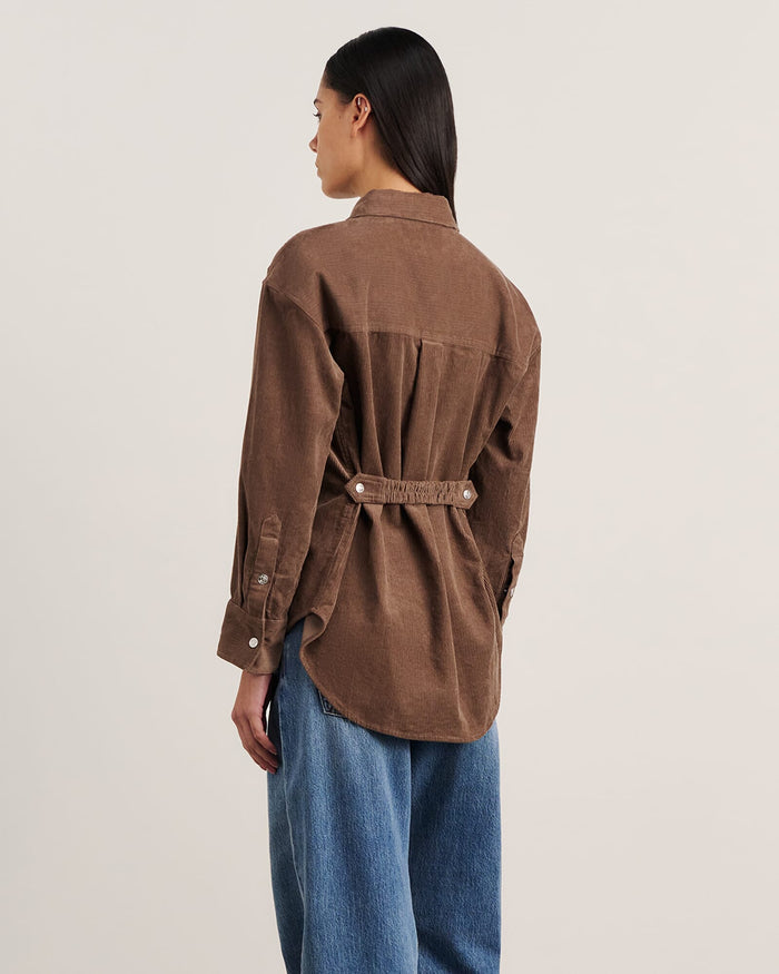 JAG demi cord shirt latte