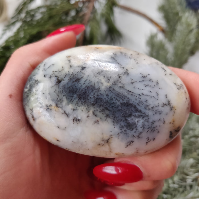 Dendritic Opal  Palm Stone (#20)