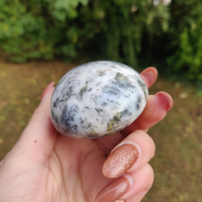 Dendritic Opal  Palm Stone (#5)