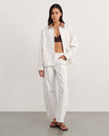 JAG denim barn jacket white