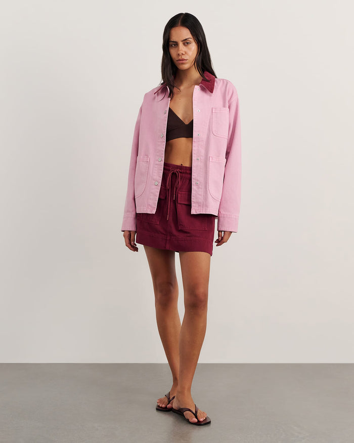 JAG denim barn jacket pinkfrost