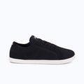 Xero Shoes Dillon Men Sneaker at Black and White with Toe Facing Right