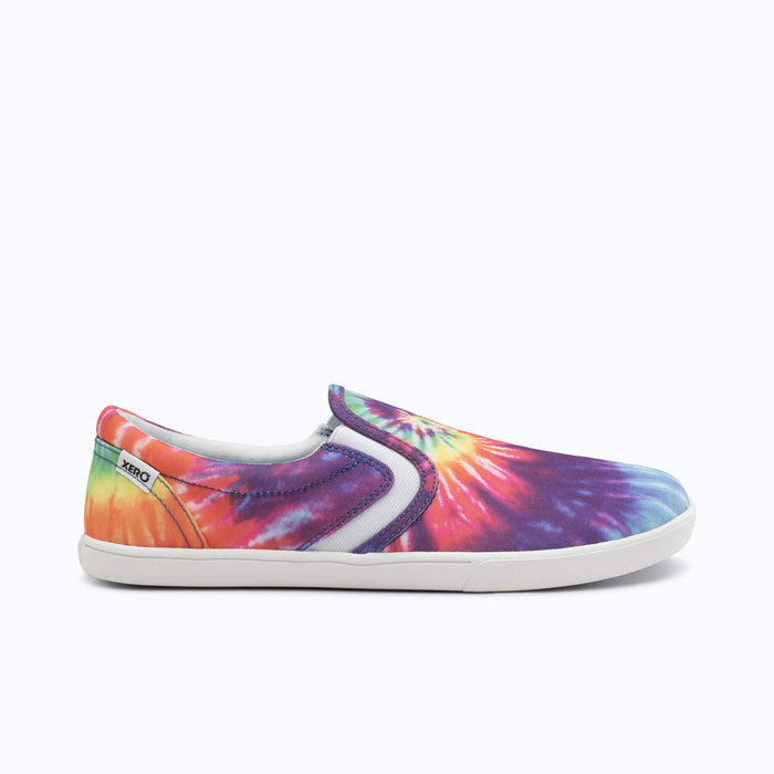 Xero Shoes Dillon Canvas Slip-On Women Sneaker in Multi-color Design with Toe Facing Right