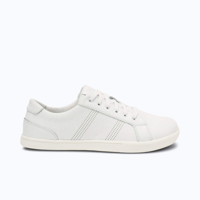 Xero Shoes Dillon Leather Women Shoe in White with Toe Facing Right