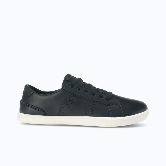 Xero Shoes Dillon Leather Women Shoe in Black with Toe Facing Right