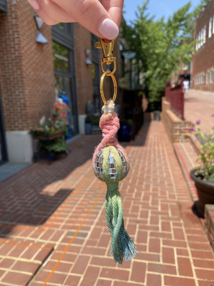 Disco Ball Keychain