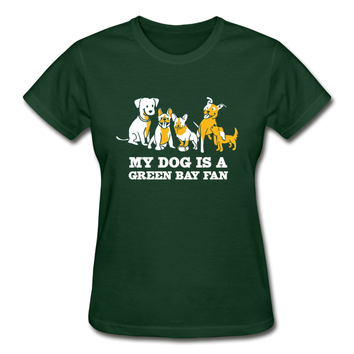 Dog is GB Fan Contoured Ultra T-Shirt - forest green