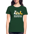 Dog is GB Fan Contoured Ultra T-Shirt - forest green