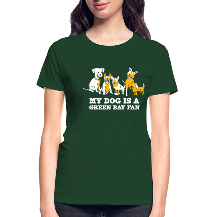 Dog is GB Fan Contoured Ultra T-Shirt - forest green